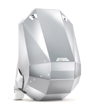 Abstract Extreme Geometric Bag - Aluminium