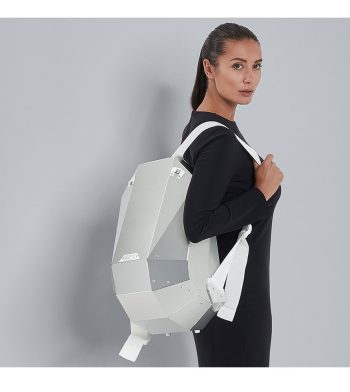 Abstract Extreme Geometric Bag - Aluminium